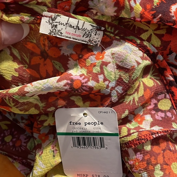 NWT Free People Say It To Me Bodysuit - Picture 6 of 10